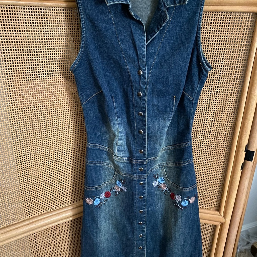 Vintage dress Denim dress